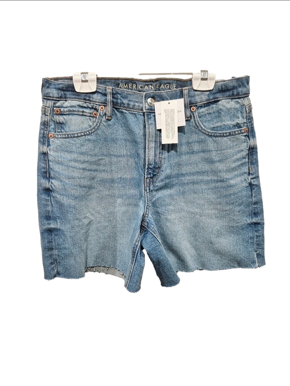 NWT American Eagle Strigid Super High-Waisted Relaxed Denim Shorts Size 6